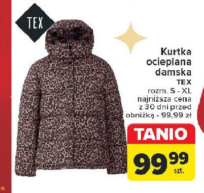 Kurtka damska s-xl Tex promocja w Carrefour Market