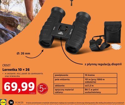 Lornetka 10 x 26 Crivit promocja