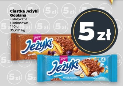 Ciastka Jeżyki klasyczne promocja w Netto