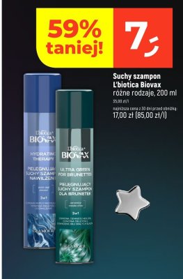 Suchy szampon L'biotica Biovax różne rodzaje 200 ml promocja w Dealz