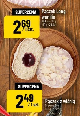 Pączek z wiśnią Stokson promocja w POLOmarket