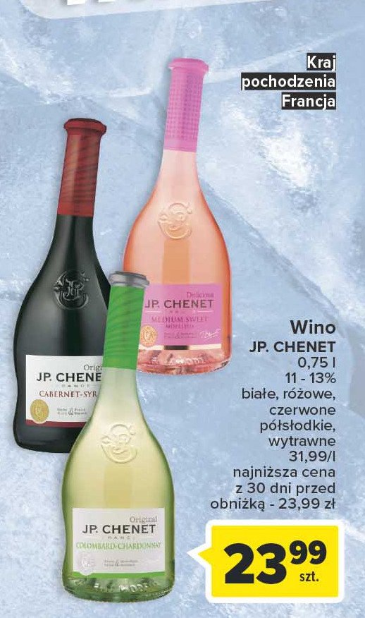 Wino J.p. chenet medium sweet promocja