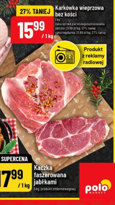 Kaczka faszerowana jabłkami promocja w POLOmarket