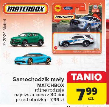 Samochodzik Matchbox promocja w Carrefour Market