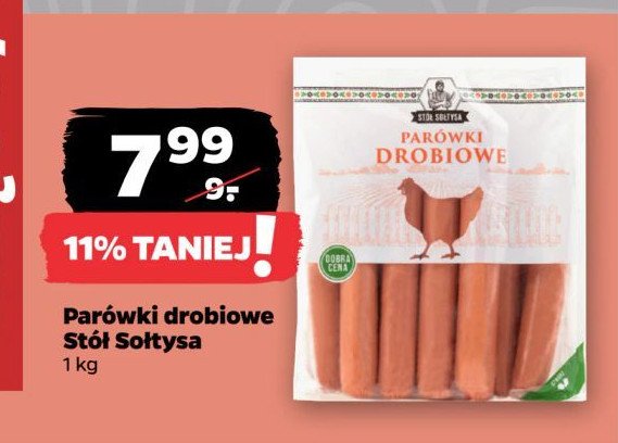 Parówki drobiowe Stół sołtysa promocja