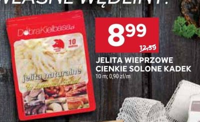 Jelita wieprzowe cienkie solone Kadek promocja w Stokrotka