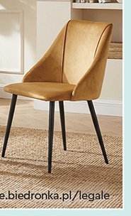 Krzesło CHIARA niebieskie 2 szt. promocja w Biedronka