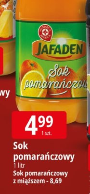 Sok pomarańczowy promocja w Leclerc