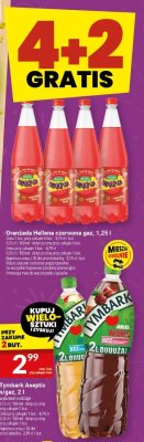 Oranżada Hellena czerwona gaz, 1,25 l promocja w Twój Market