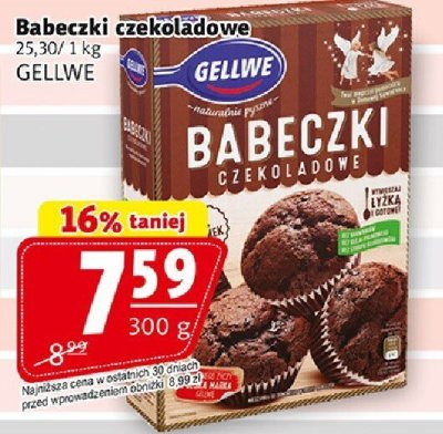Babeczki czekoladowe GELLWE promocja w Prim Market