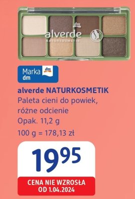 Paleta cieni do powiek alverde NATURKOSMETIK różne odcienie promocja w Drogerie DM