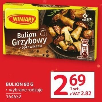 Bulion grzybowy Winiary 60 g promocja w Selgros