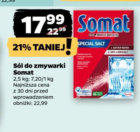 Sól do zmywarek Somat special salt promocja