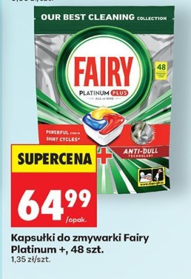 Kapsułki do zmywarki Fairy Platinum +, 48 szt. promocja w Biedronka