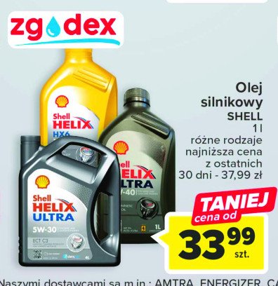Olej syntetyczny ultra 5w40 Shell helix promocja