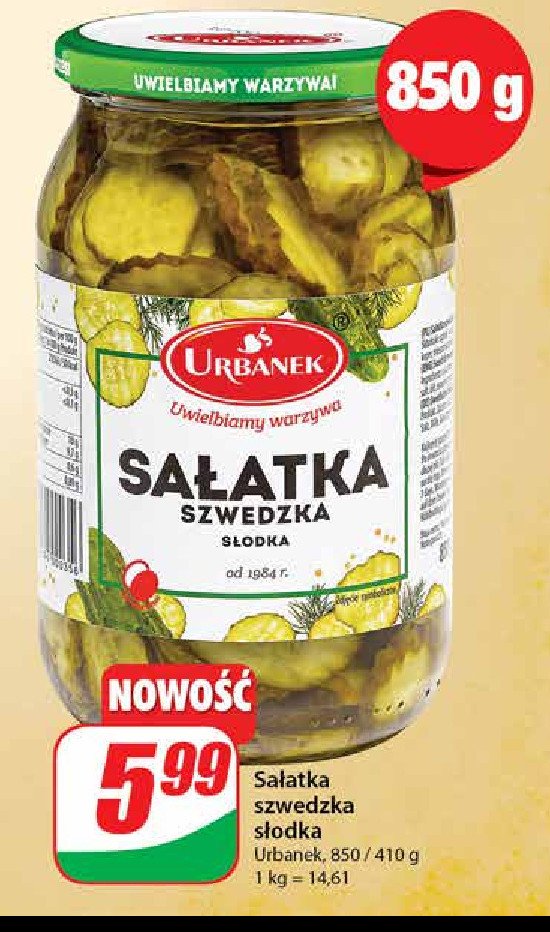 Sałatka szwedzka Urbanek promocja