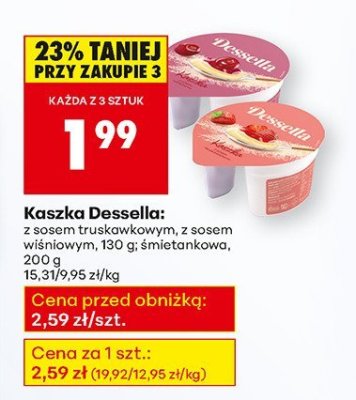 Kaszka Dessella: z sosem wiśniowym promocja w Biedronka