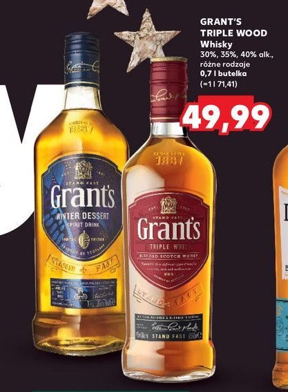 Whisky Grant's winter dessert promocja