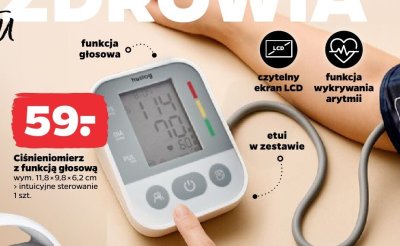 Ciśnieniomierz z funkcją głosową promocja w Netto