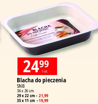 Blacha non stick 35 x 11 cm Snb promocja