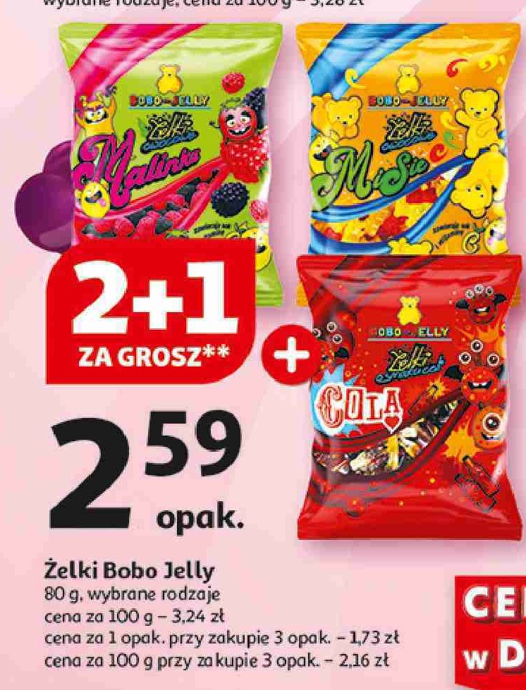 Żelki misie Bobo-jelly promocja