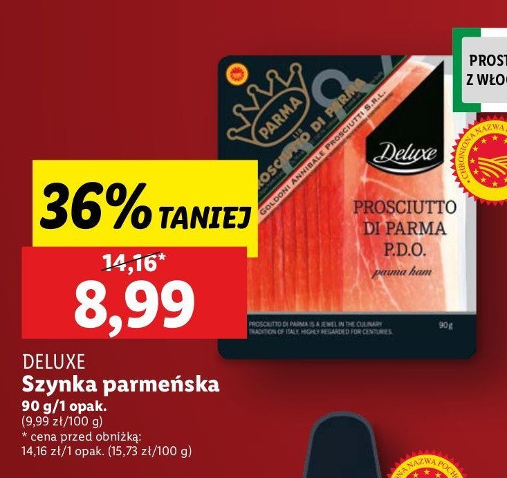 Szynka parmeńska Deluxe promocja