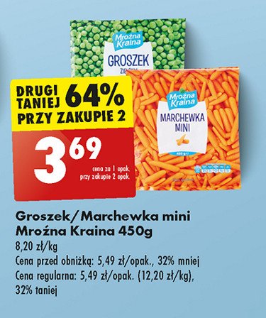 Groszek zielony Mroźna kraina promocja