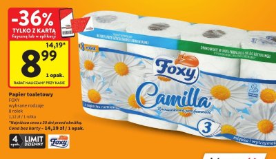 Papier toaletowy promocja w Intermarche