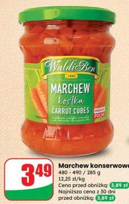 Marchew konserwowa kostka  promocja w Dino