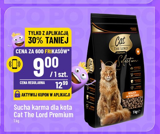 Karma dla kota z kurczakiem Cat the lord promocja