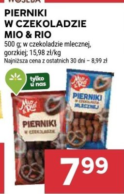 Pierniki w czekoladzie Mio & Rio promocja w Stokrotka
