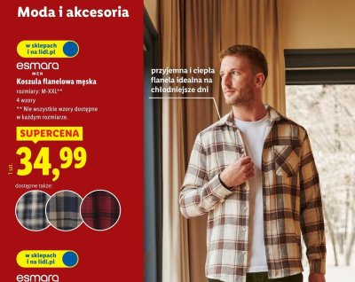 Koszula flanelowa męska promocja w Lidl