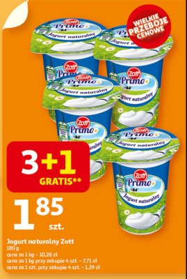 Jogurt naturalny Zott primo promocja