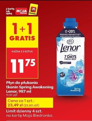 Płyn do płukania tkanin Spring Awakening 1+1 GRATIS promocja w Biedronka