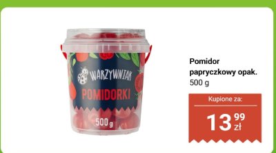 Pomidor papryczkowy opak. 500 g promocja w Biedronka