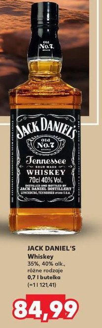 Whiskey Jack daniel's old no. 7 promocja w Kaufland