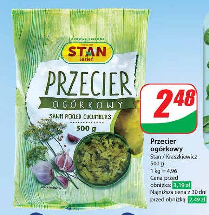 Przecier ogórkowy Stan promocja