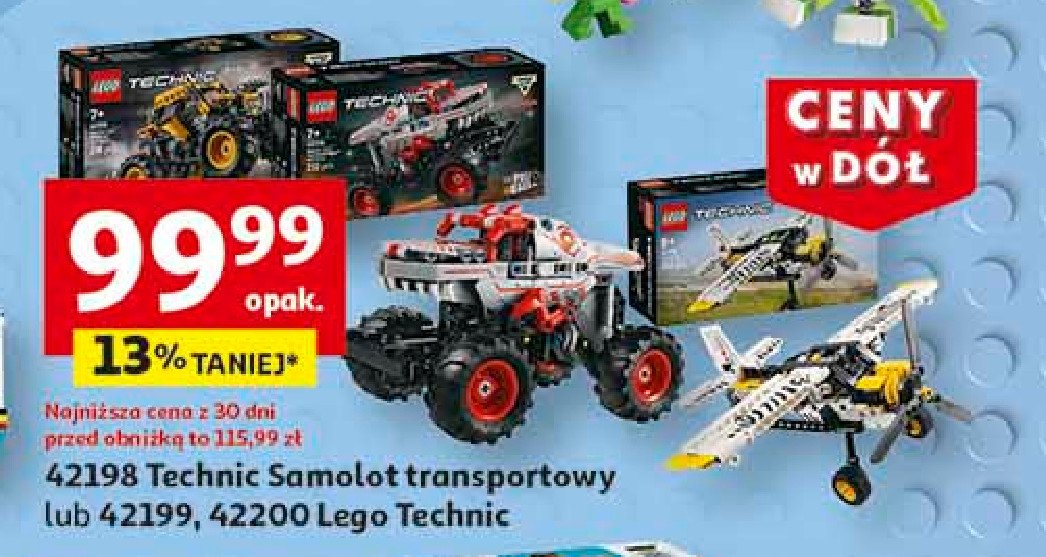 Klocki 42198 Lego technic promocja w Auchan