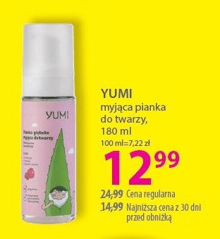 Pianka głęboko myjąca do twarzy intensywne nawilżenie Yumi cosmetics promocja w Hebe