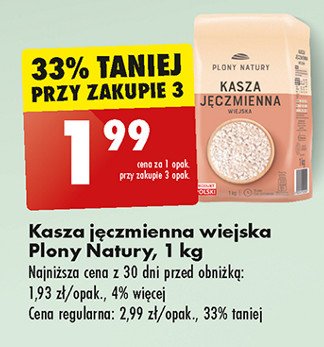 Kasza jęczmienna wiejska Plony natury promocja