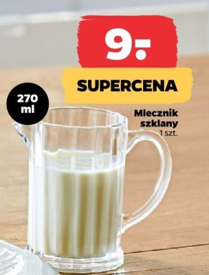 Mlecznik szklany promocja w Netto