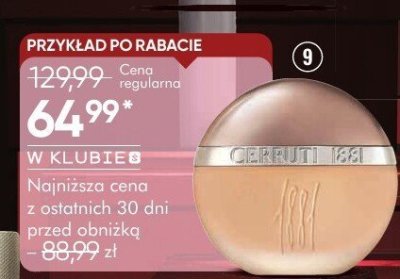Woda perfumowana CERRUTI 1881 damska promocja w Super-Pharm