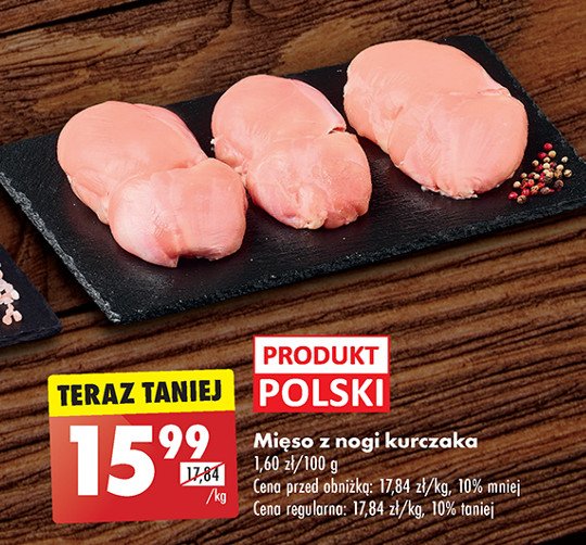 Mięso z nogi kurczaka promocja