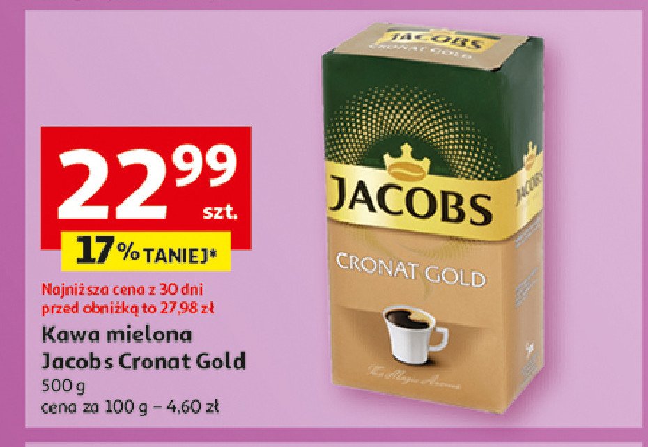 Kawa Jacobs Cronat Gold promocja w Auchan
