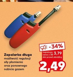 Zapalarka długa promocja w Kaufland