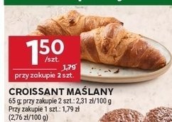 Croissant maślany promocja w Stokrotka
