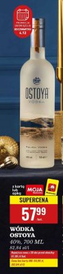 Wódka Ostoya 40%, 700 ml promocja w Biedronka