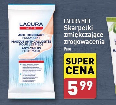 Skarpetki zmiękczające zrogowacenia Lacura med promocja