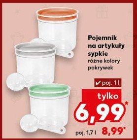 Pojemniki na art.sypkie 1.7 l promocja