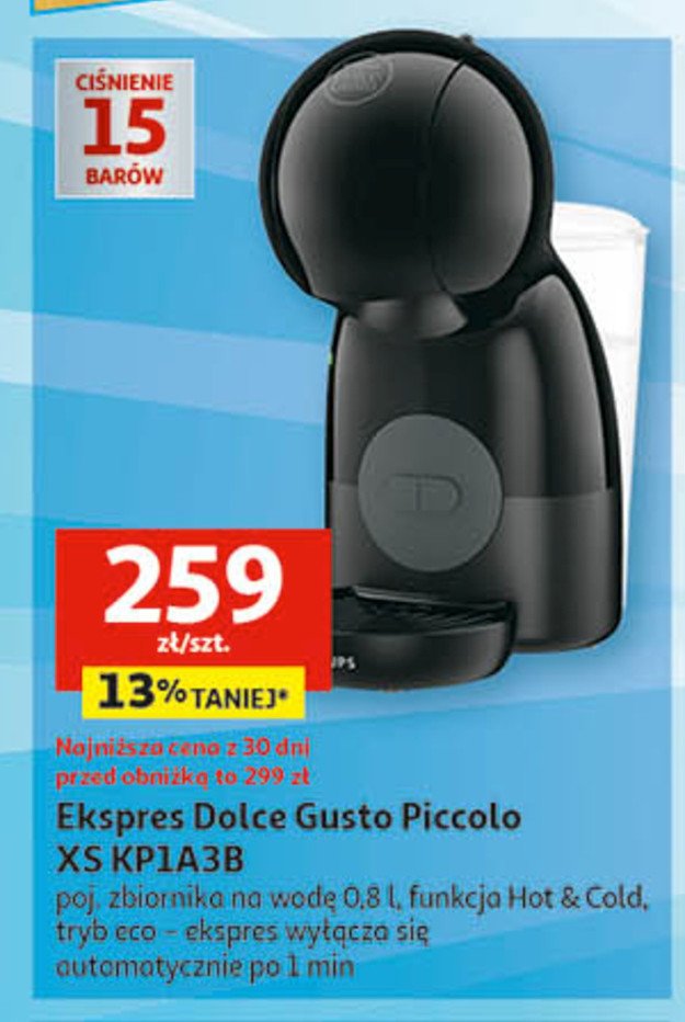 Ekspres do kawy kp1a3b piccolo xs Nescafe dolce gusto promocja